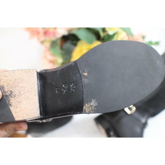 Tory Burch Simone Riding Boots Leather size 7m (bota1400 - Picture 9 of 12